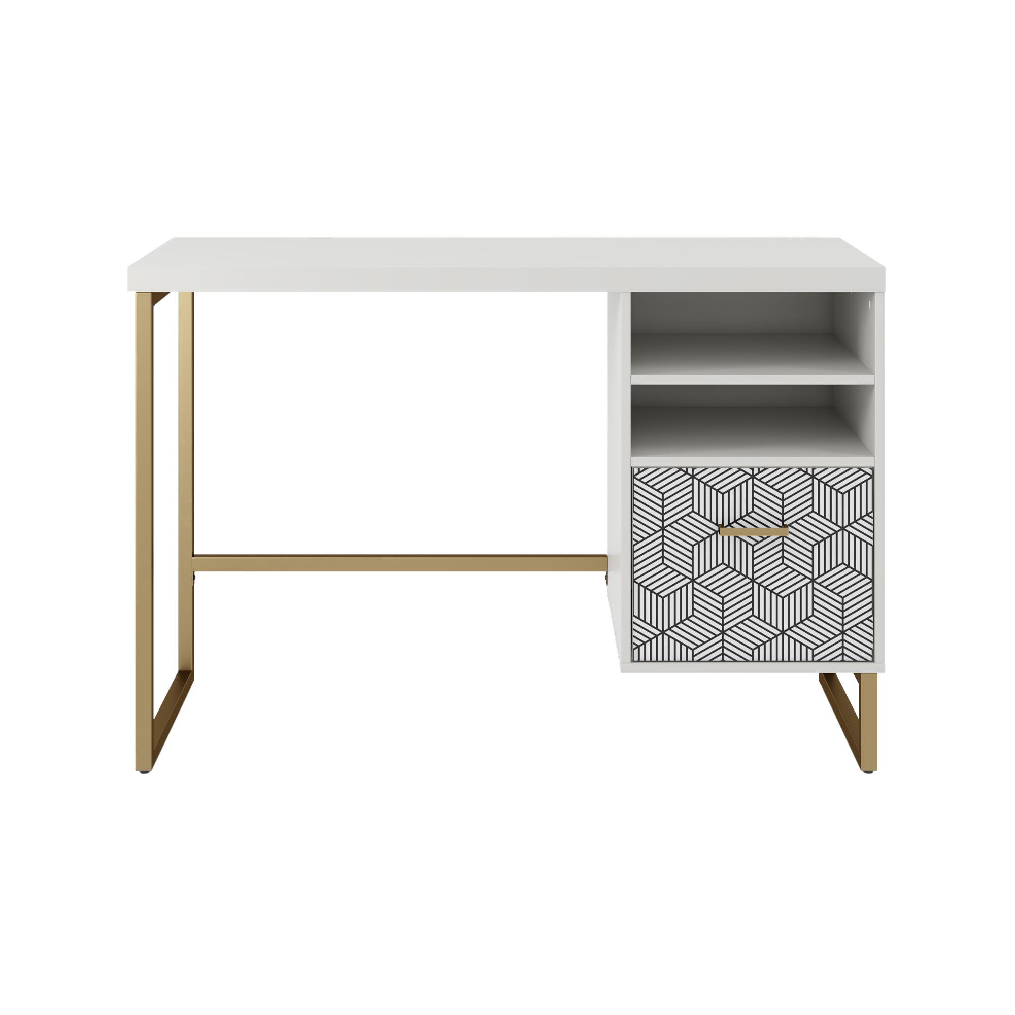 Cosmoliving by cosmopolitan scarlett bookcase with drawers discount